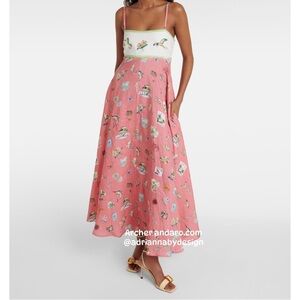 Adrianna Papell Pink Maxi Dress